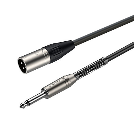 ROXTONE SMXJ250/10 кабель микрофонный, XLR папа - 6.3мм mono Jack, 10m