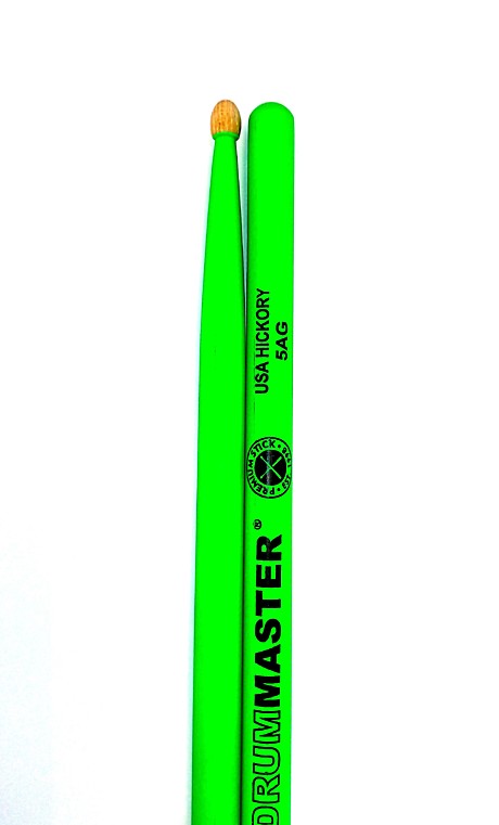 Fluoresent American Hickory 5A GREEN флуоресцентные зеленые барабанные палочки