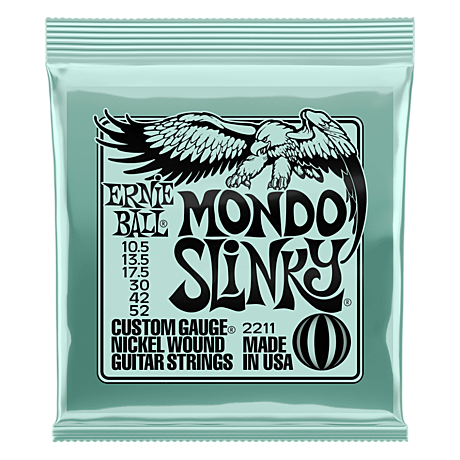 ERNIE BALL 2211 Mondo Slinky струны для электрогитары 10,5-52