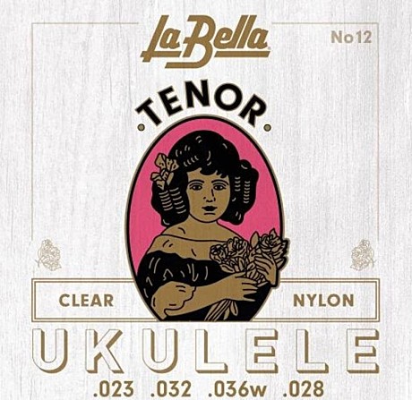 LA BELLA 12-TENOR Комплект струн для укулеле тенор 