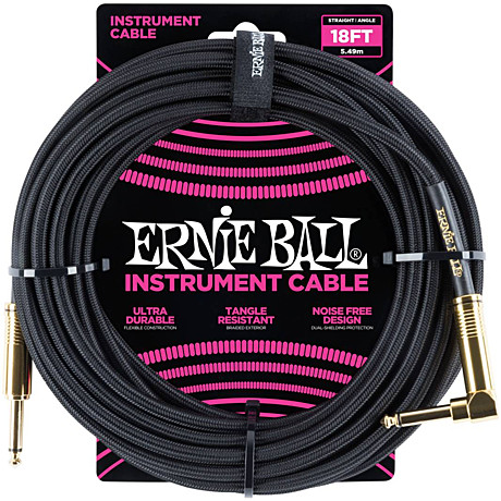 ERNIE BALL 6086 инструментальный кабель 5,49 метра
