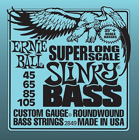 ERNIE BALL 2849 струны  для бас-гитары 45-105