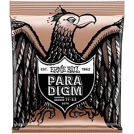 ERNIE BALL 2078 струны для акустической гитары  11 - 52 Paradigm 