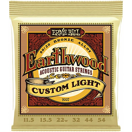 ERNIE BALL 2007 струны для акустической гитары   11,5 - 54