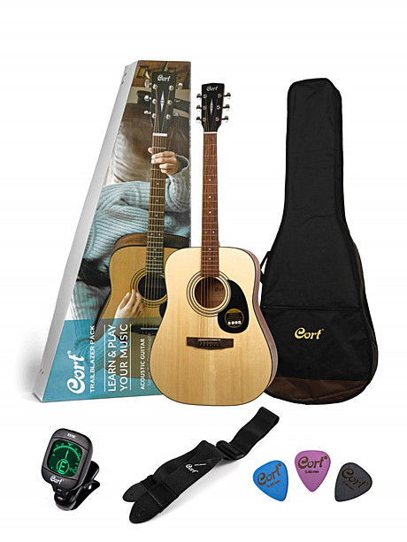 CORT CAP-810-OP акустическая гитара + аксессуары
