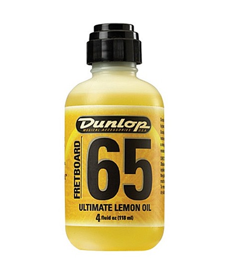 DUNLOP 6554 лимонное масло для ухода за накладкой грифа