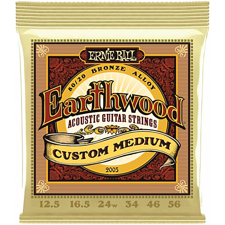ERNIE BALL 2005 струны для акустиской гитары   12,5 - 56