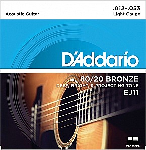 D'ADDARIO EJ11 струны для акустической гитары 12-53