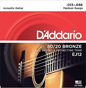 D'ADDARIO EJ12 струны для акустической гитары 13-56