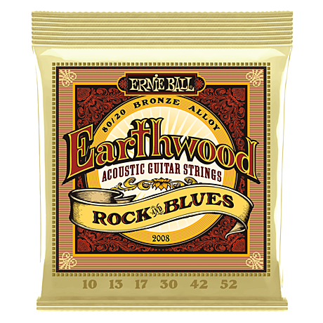 ERNIE BALL 2008 струны для акустической гитары 10-52 (3-я без оплетки)