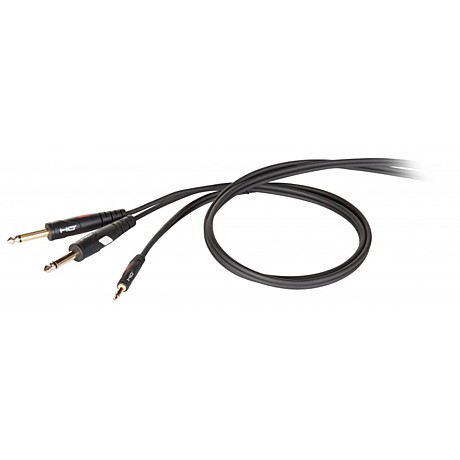 DIE HARD DHG545LU18  кабель, стерео мини 3,5мм джек <->2х джек 6.3мм, длина 1.8 м