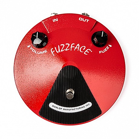 DUNLOP JDF2 Fuzz Face Distortion педаль эффектов б/у с адаптером