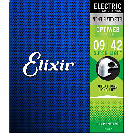 ELIXIR 19002 Optiweb струны для электрогитары 9 - 42