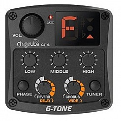 CHERUB GT-6 гитарный эквалайзер цифровой с тюнером и эффектами