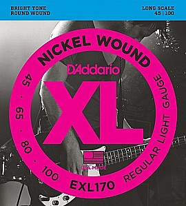 D`ADDARIO EXL170SL  струны для бас-гитары 45 -100