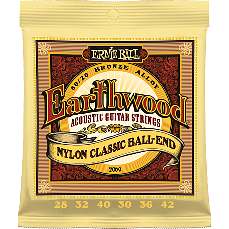 ERNIE BALL 2069  струны для классической гитары. Шариковые наконечники