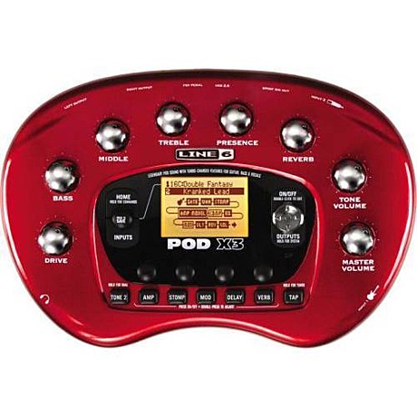 LINE6 POD X3 гитарный процессор настольный б/у