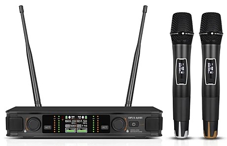 OPUS A3HH многоканальная радиосистема, 2 микрофона с аккумуляторами