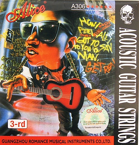 ALICE A306-XL-3 отдельная 3-я струна для акустической гитары