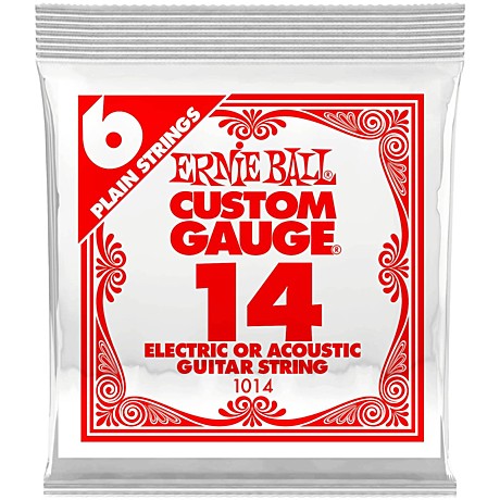 ERNIE BALL 1014 одиночная струна  для электро и акустических гитар .010