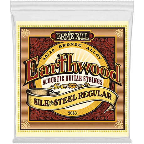 ERNIE BALL 2043 струны для акуст.гитары Silk & Steel 13-56