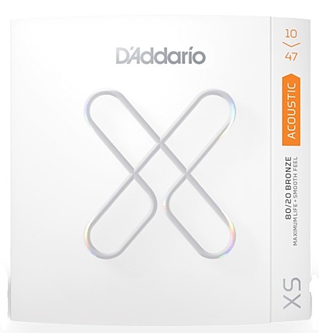 D`ADDARIO XSABR1047 XS струны для акустической гитары 10-47