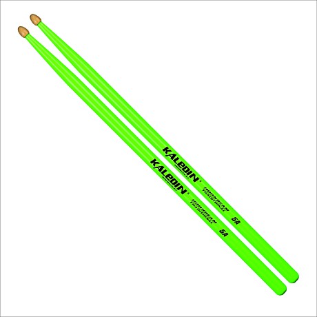 Kaledin Drumsticks 7KLHBGN Барабанные палочки, граб, флуоресцентные ярко-зеленые