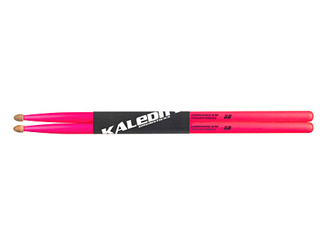 Kaledin Drumsticks 7KLHBPK5B Pink Барабанные палочки, граб, флуоресцентные