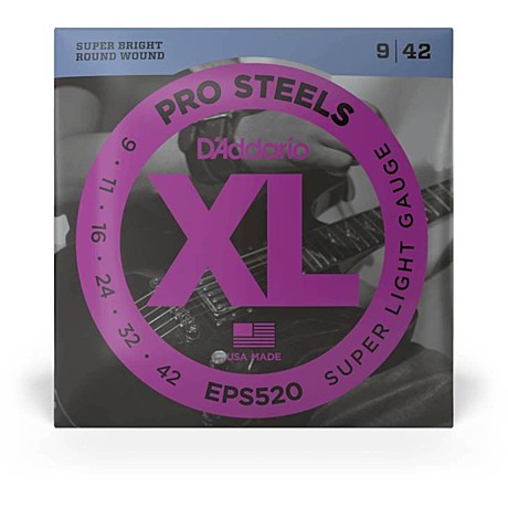 D`ADDARIO EPS520 струны для электрогитары 9-42