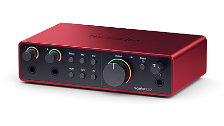 FOCUSRITE Scarlett 2i2 4rd Gen аудиоинтерфейс