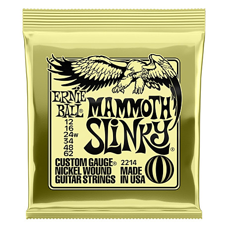 ERNIE BALL 2214 Mammoth струны для электрогитары 12 - 62 (третья в оплетке)