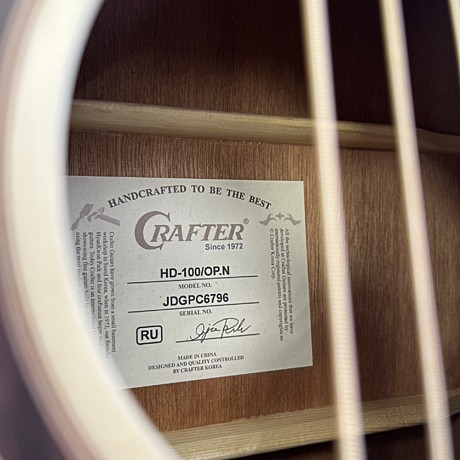 CRAFTER HD-100 TA Трансакустическая гитара