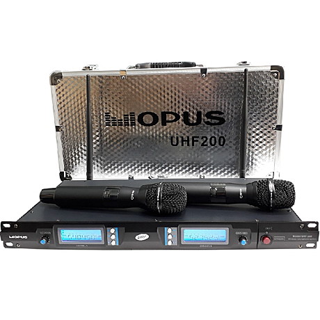 OPUS UHF KTV-200 HH вокальная радиосистема с ручными микрофонами. 200-канальная (2 × 100)