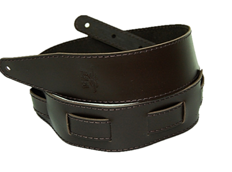 FIDEL FL111021LP Premier ремень для гитары, кожаный, темный шоколад