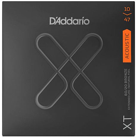 D'ADDARIO XTABR1047 струны для акустической гитары с супертонким защитным покрытием 10 - 47