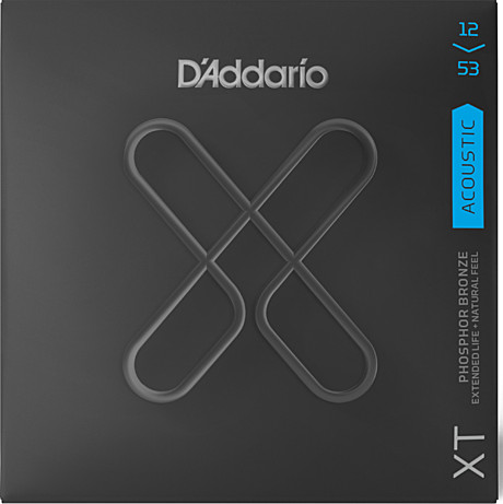 D'ADDARIO XTAPB1253 струны для акустической гитары, с супертонким защитным покрытием 12 -53