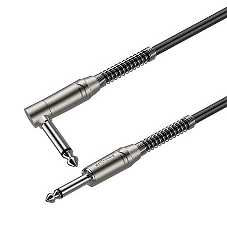 ROXTONE SGJJ110/5 кабель инструментальный Jack/Jack (угловой), 5м
