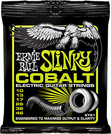 ERNIE BALL 2721 струны для эл.гитары Cobalt 10-46