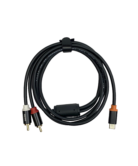 E-Shine ES-8313T (1.5m) аудиокабель USB Type-C - 2 х RCA тюльпана. 