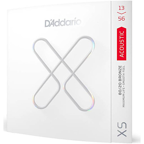 D'ADDARIO XSABR 1356 - струны для акустической гитары, 13-56, с покрытием