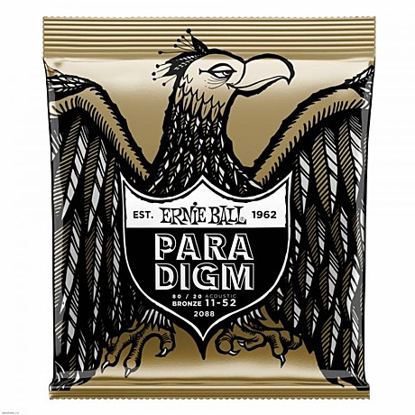 ERNIE BALL 2088 PARADIGM струны для акустической гитары 11-52