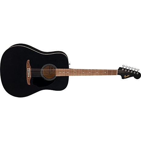 FENDER California DEBUT Redondo Black акустическая гитара, гриф как у электро