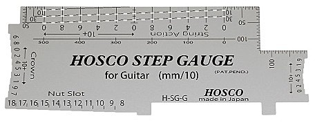HOSCO H-SG-G Step Gauge многофункциональная линейка для гитары