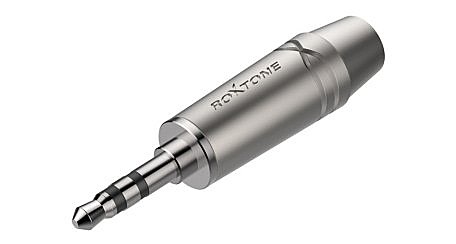 ROXTONE RMJ3PPS-45-NN Разъем 3,5 мм, стерео, цинковый корпус, используется для кабеля до 4,5 мм. Цве