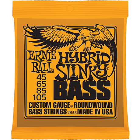ERNIE BALL 2833  струны для бас гитары 45 -105