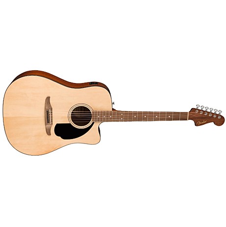 FENDER California debut redondo nat акустическая гитара с грифом как у электро