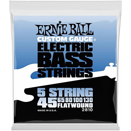 ERNIE BALL 2810 струны для бас-гитары 45 - 130, 5 струн
