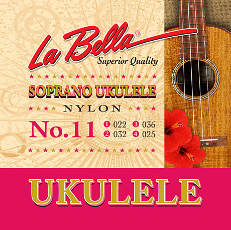 LA BELLA 11-SOPRANO  струны для укулеле сопрано