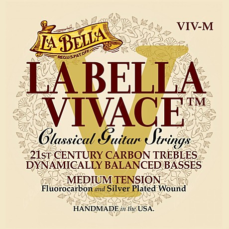 LA BELLA VIV-M Vivace  карбоновые струны для классической гитар