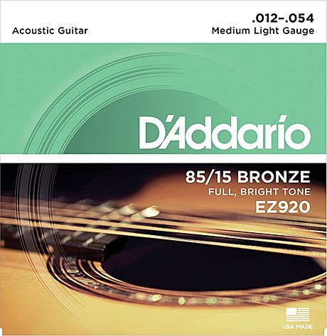D`ADDARIO EZ920 струны для акустической гитары 12 - 54